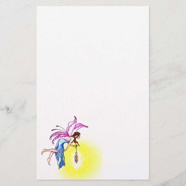 Papelaria Fada com Lanterna (Frente)