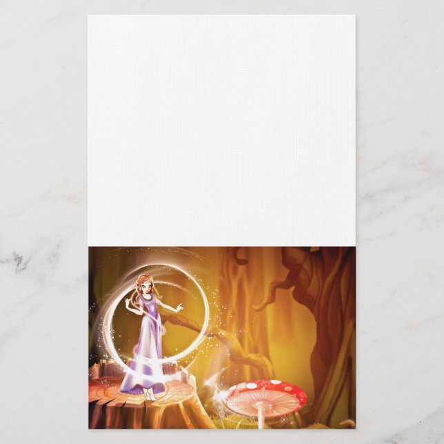 Papelaria Fairytale Fantasy Destino Sonhos Whimsical (Frente)