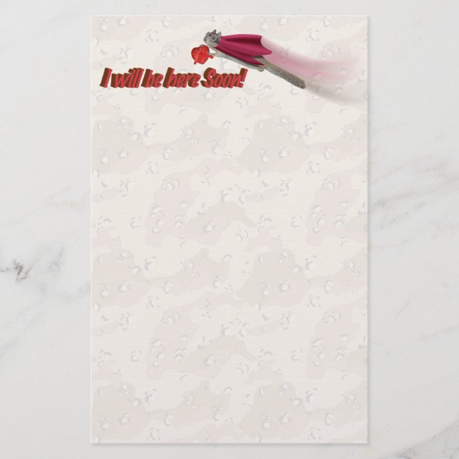 Papelaria Faltando você (Frente)