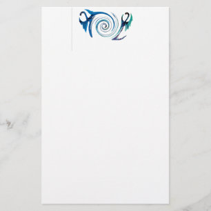 Papelaria Fantasia Blue Dragons