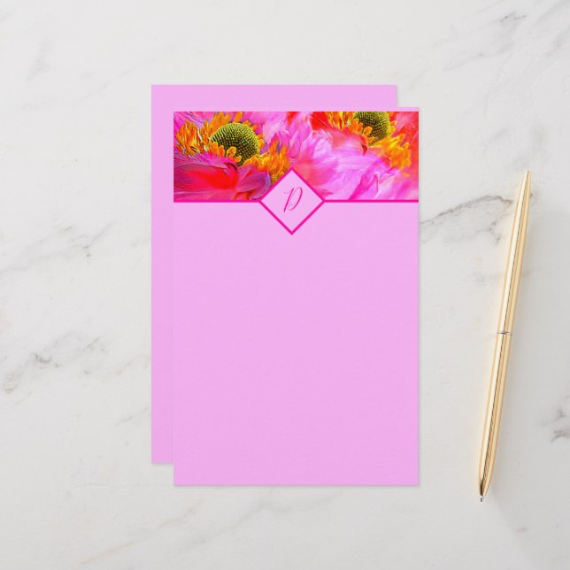 Papelaria Fantasia floral (Frente/Verso In Situ)