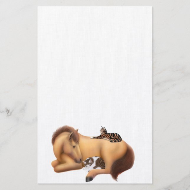 Papelaria Fazer Amigos com Papel de Carta de Felines (Frente)