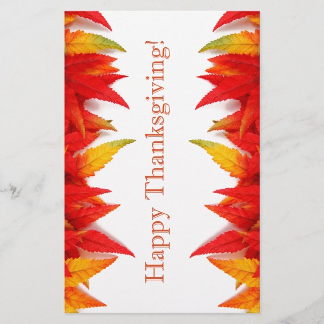 Papelaria Feliz Ação de Graças! (Frente)