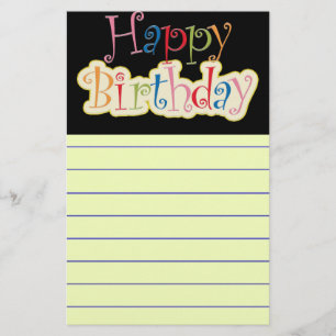 Papelaria Feliz aniversário