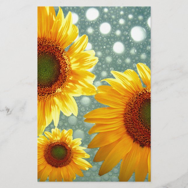 Papelaria Feliz Bubble Sunflower (Frente)