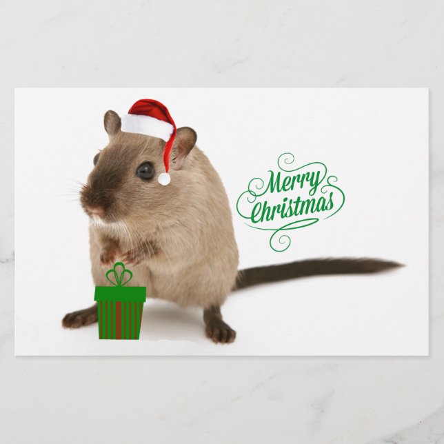 Papelaria Feliz Christmouse (Frente)