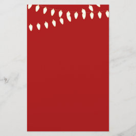 Papelaria Feliz e luzes brilhantes