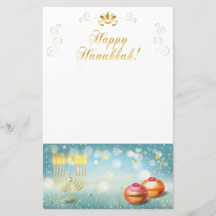 Papelaria Feliz Festival Hanukkah decoração festiva
