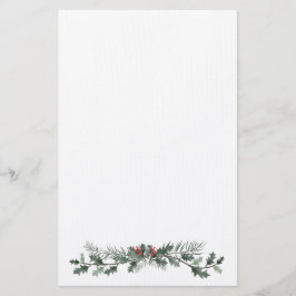 Papelaria Feliz Natal que cumprimenta a grinalda do visco e