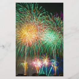 Papelaria Festival de Luz de Fogos de Artifício Japão