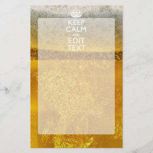 Papelaria Fique calmo e envie seu texto para alguma cerveja