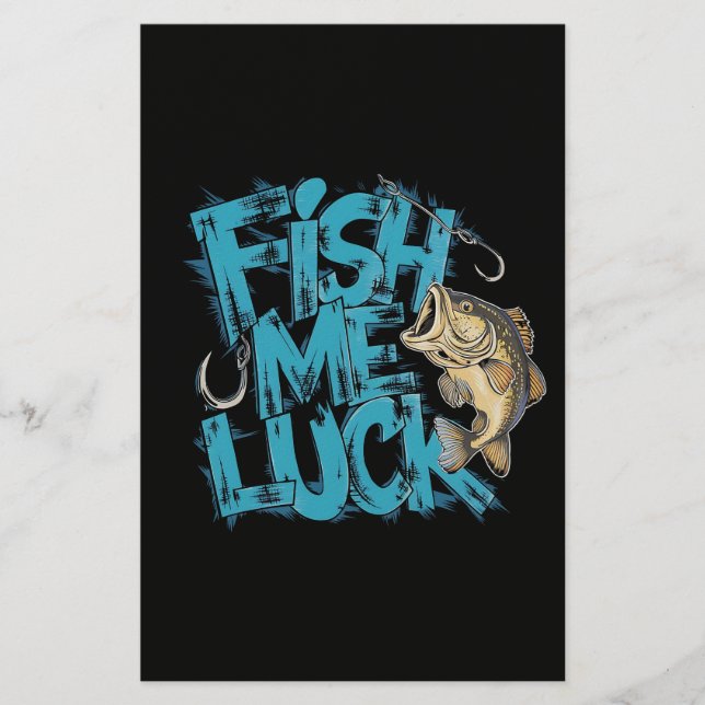Papelaria Fish Me Luck Graffiti Bass Art (Frente)