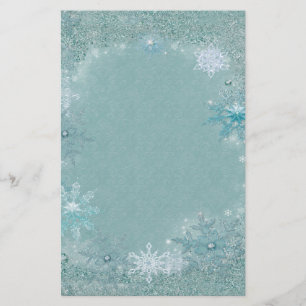 Papelaria Floco de neve Aqua Frost