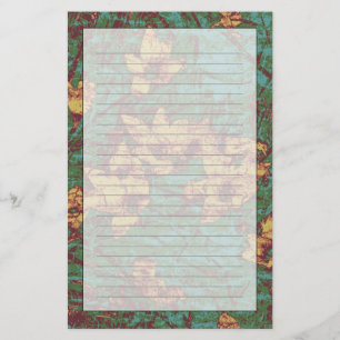 Papelaria Flor amarela contra o teste padrão 2 da camuflage