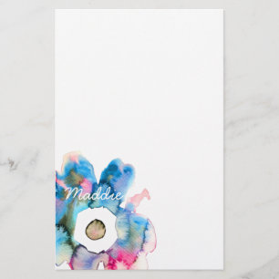 Papelaria Flor de cor variável moderna