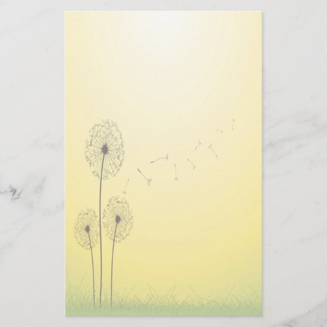 Papelaria Flor de Dandelion (Frente)