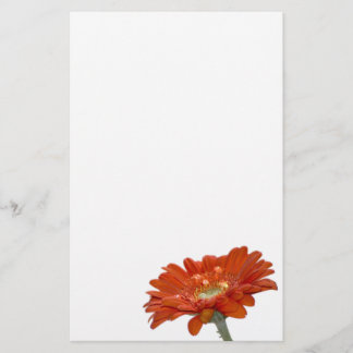 Papelaria Flor do Gerbera da margarida alaranjada