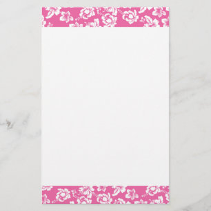 Papelaria Flor Rosa Havaiano