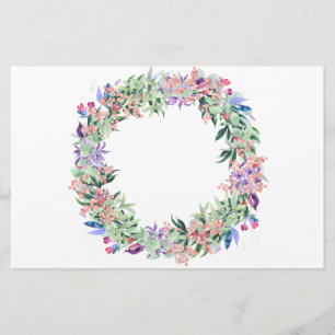 Papelaria Floral Berries Wreath