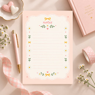 Papelaria Floral Margarida Shabby Chic Papel Lenha