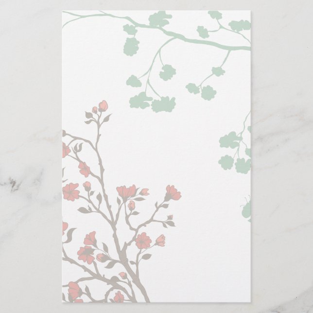 Papelaria Floral Moderno 2 (Frente)