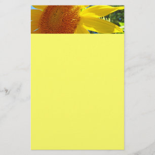Papelaria Floral Personalizada de Girassóis Amarel