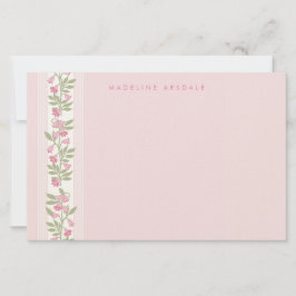 Papelaria Floral Personalizado Preppy