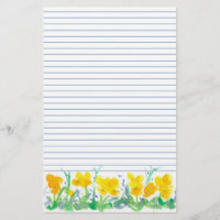 Flores Amarelas De Pansy Lindas De Pintura Por Aqu