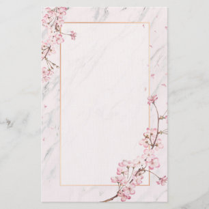 Papelaria Flores de Cereja Personalizadas