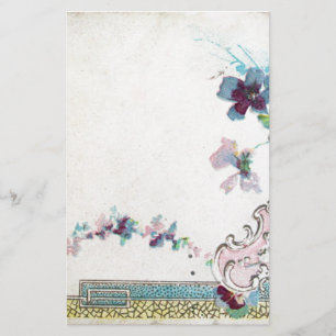 Papelaria Flores Elegantes De Casamento ROMANTİCA, Pansies B
