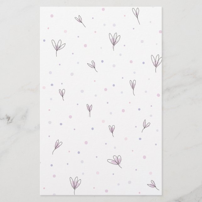 Papelaria Flores Lilac (Frente)