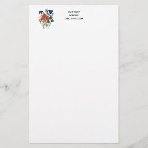 Papelaria Flores - NavyBlue - TRANS - Fl8878 - 024