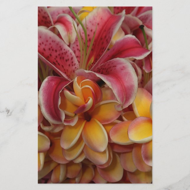 Papelaria Flores tropicais (Frente)