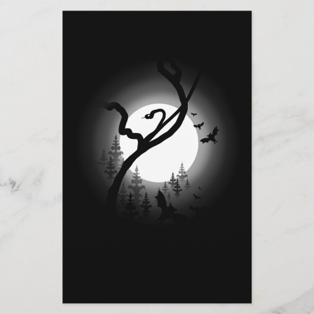 Papelaria Floresta Noturna Encantada (Frente)