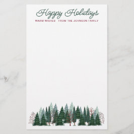 Papelaria Florestas russas felizes Feriados