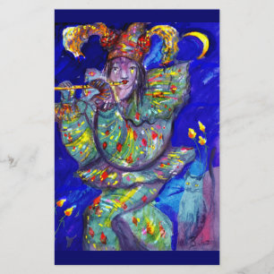 Papelaria FLUTIST IN BLUE / Venetian Carnival Night
