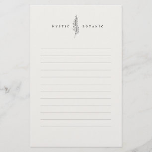 Papelaria Folha Botânica Natural I Papel de Escritório Moder