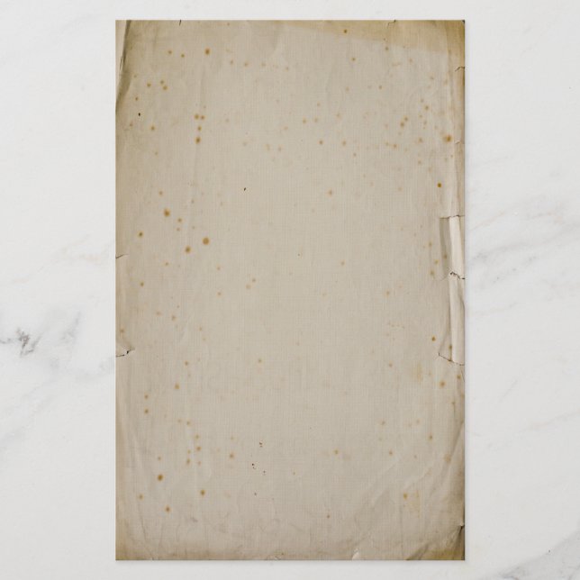 Papelaria Folha de Papel Final do Livro Vintage (Frente)