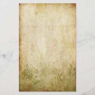 Papelaria Folha do vintage - verde