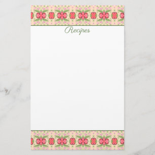 Papelaria Folhas de Recebimentos Decorativos
