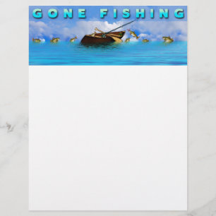 Papelaria/Folheto De Pesca Desligado