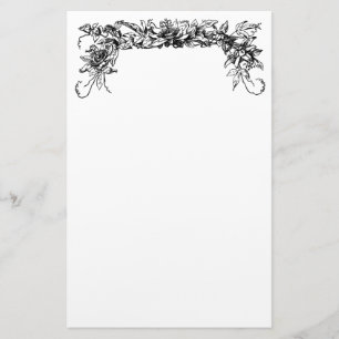 Papelaria Folheto de Vintage Passion Flower