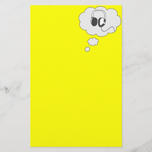 Papelaria fones de ouvido (Frente)