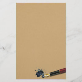 Papelaria Fonte de preenchimento com Caneta de tinta - Papel