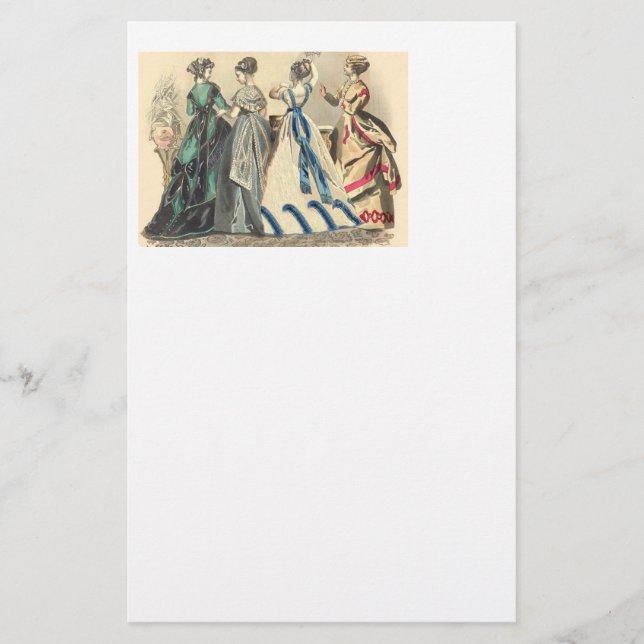 Papelaria Formas elegantes do Victorian (Frente)