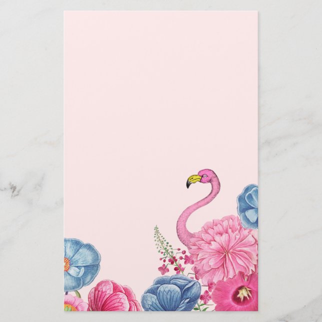 Papelaria Forno flamingo 2 rosa exótico (Frente)