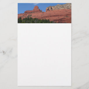 Papelaria Fotografia do Steamboat Rock em Sedona Arizona