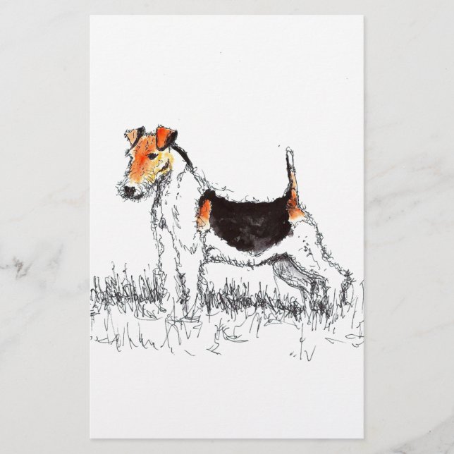 Papelaria Fox Terrier (Frente)