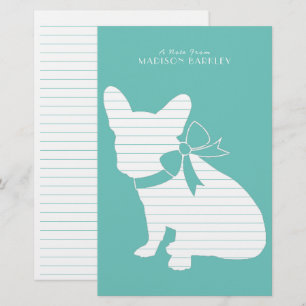 Papelaria Francês Buldogue Frenchie Dog Puppy Frenchy