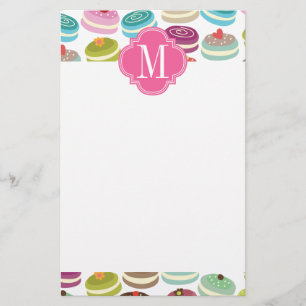 Papelaria Francês Macarons personalizado